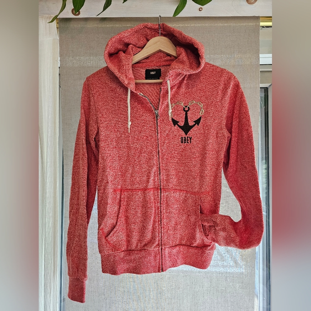 Obey Anchor Heart Hoodie